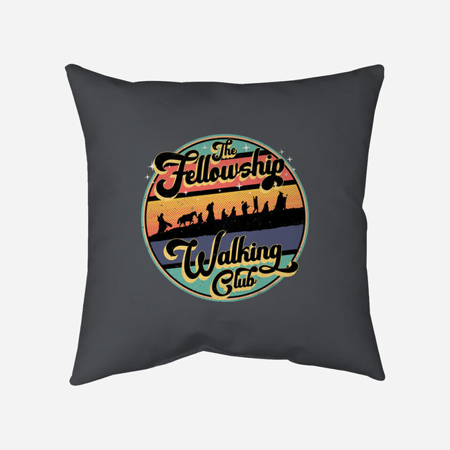 The Fellowship Walking Club-None-Non-Removable Cover w Insert-Throw Pillow-rocketman_art