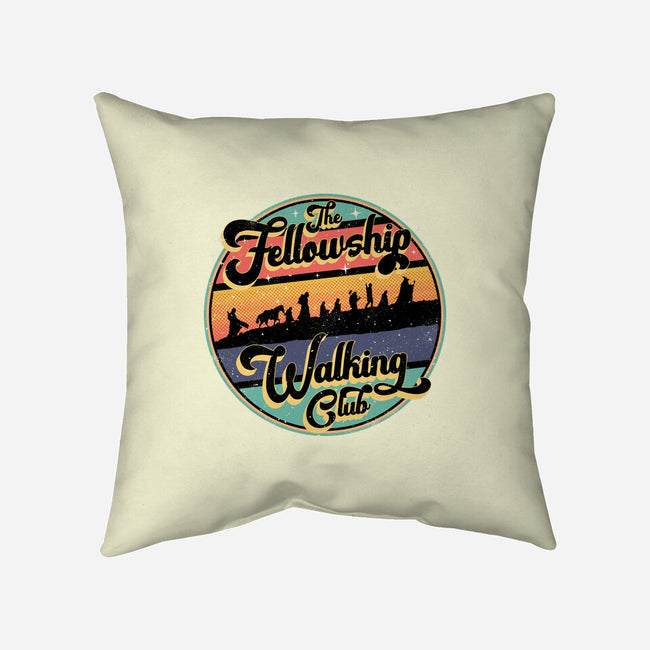 The Fellowship Walking Club-None-Non-Removable Cover w Insert-Throw Pillow-rocketman_art