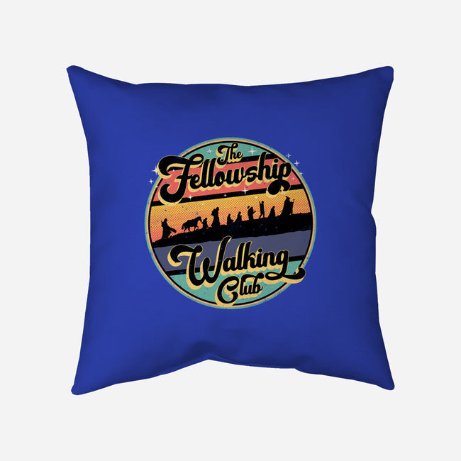 The Fellowship Walking Club-None-Non-Removable Cover w Insert-Throw Pillow-rocketman_art