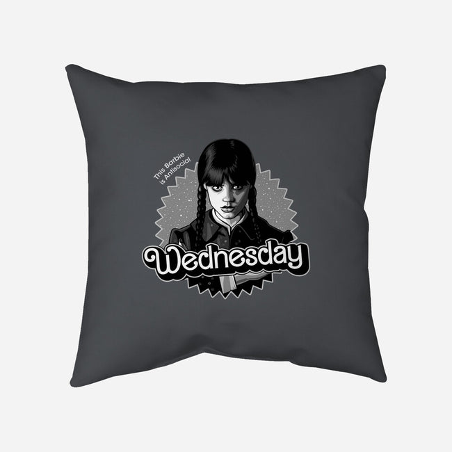 Antisocial Doll-None-Non-Removable Cover w Insert-Throw Pillow-daobiwan