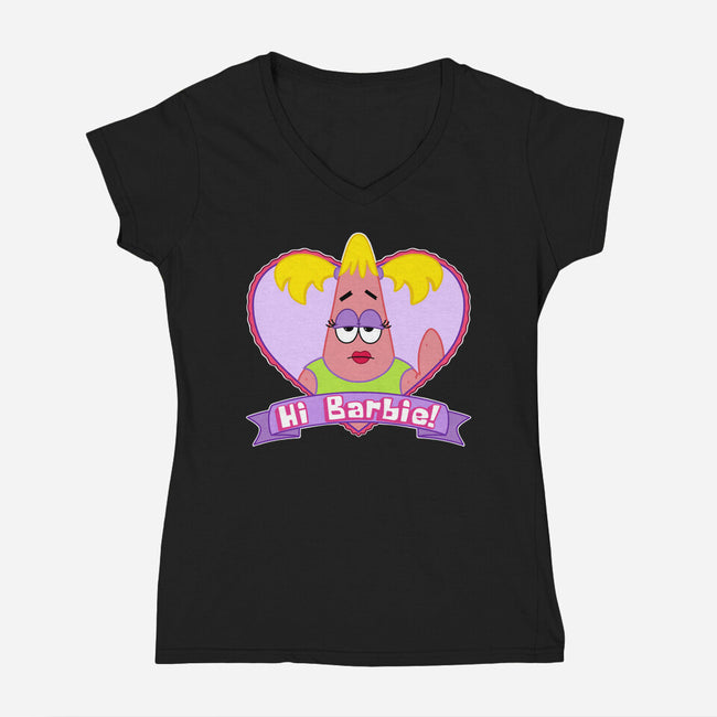 Hi Patrick-Womens-V-Neck-Tee-Alexhefe