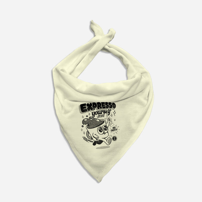 Expresso Yourself-Dog-Bandana-Pet Collar-ilustrata