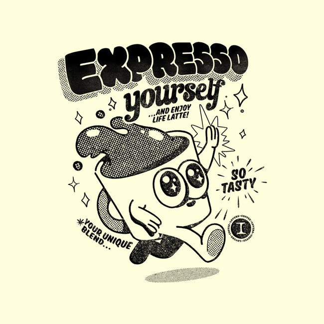 Expresso Yourself-None-Glossy-Sticker-ilustrata