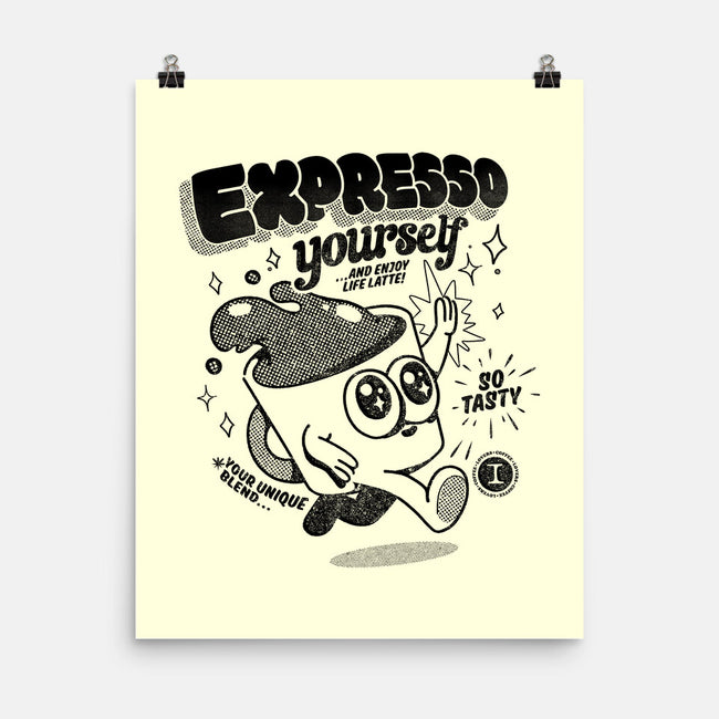 Expresso Yourself-None-Matte-Poster-ilustrata