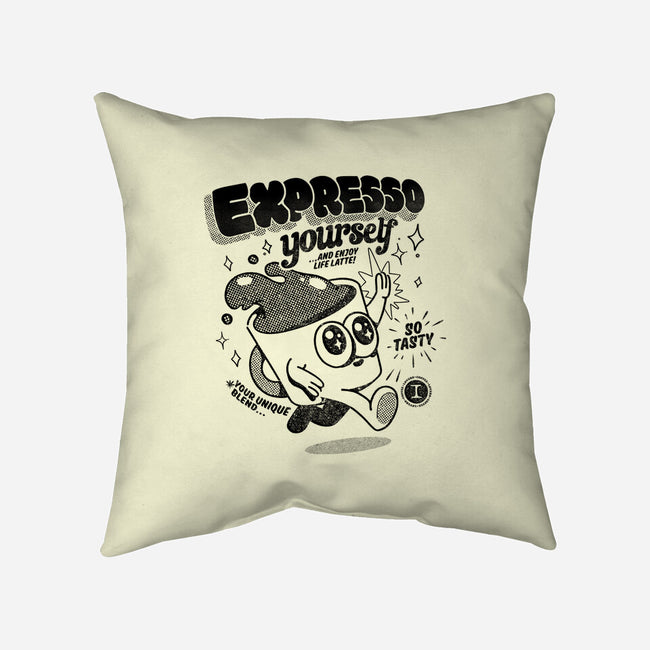 Expresso Yourself-None-Removable Cover w Insert-Throw Pillow-ilustrata