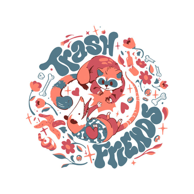 Trash Friends-Womens-Fitted-Tee-Estudio Horta