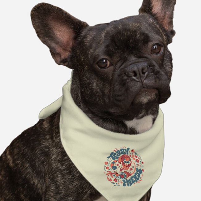 Trash Friends-Dog-Bandana-Pet Collar-Estudio Horta