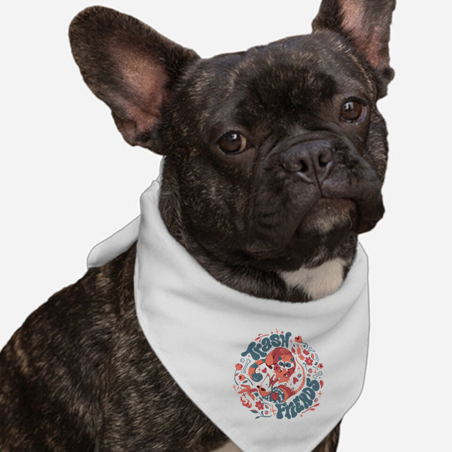 Trash Friends-Dog-Bandana-Pet Collar-Estudio Horta