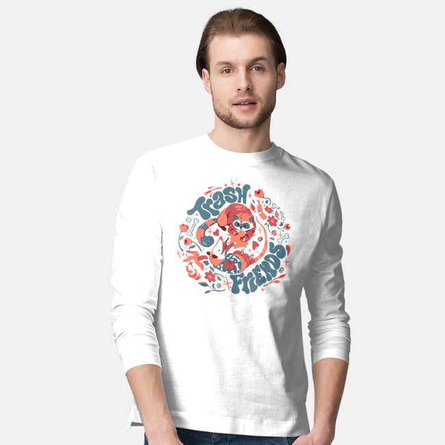 Trash Friends-Mens-Long Sleeved-Tee-Estudio Horta