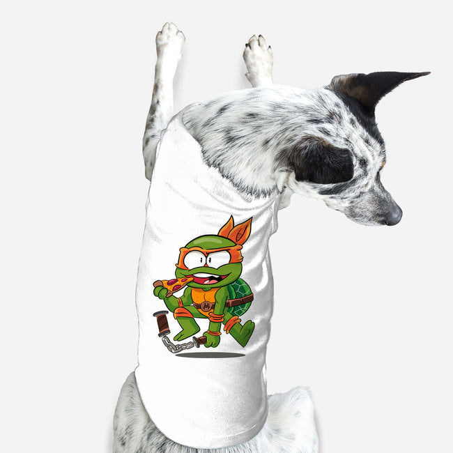 Pizza Turtle Boy-Dog-Basic-Pet Tank-MaxoArt