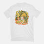 Plants And Chill-Womens-Fitted-Tee-Estudio Horta