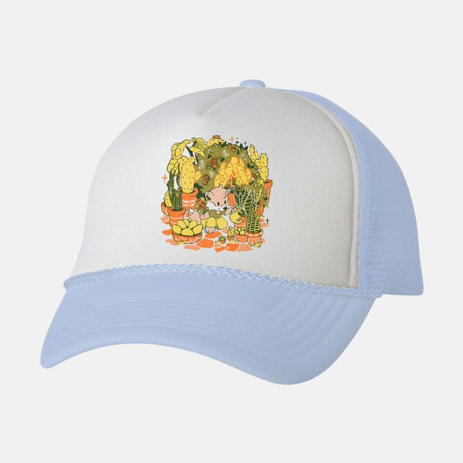 Plants And Chill-Unisex-Trucker-Hat-Estudio Horta