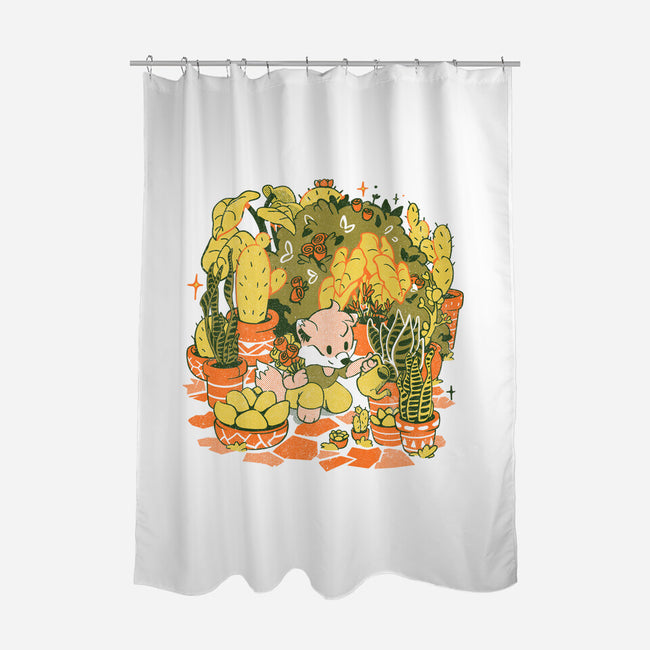 Plants And Chill-None-Polyester-Shower Curtain-Estudio Horta