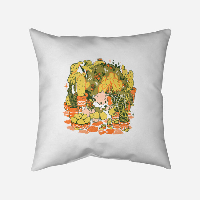Plants And Chill-None-Removable Cover-Throw Pillow-Estudio Horta
