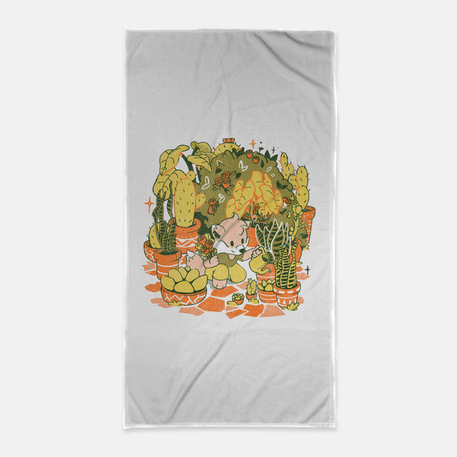 Plants And Chill-None-Beach-Towel-Estudio Horta