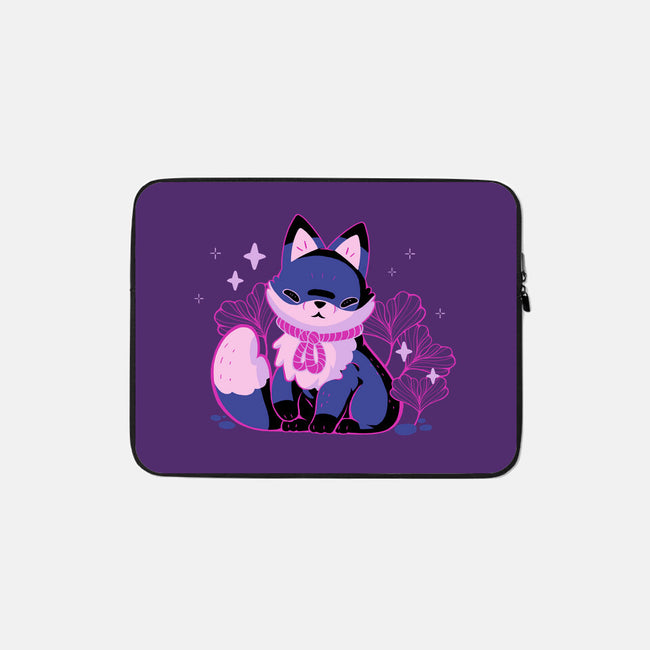 Mystical Fox-None-Zippered-Laptop Sleeve-xMorfina