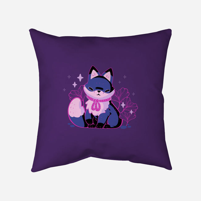 Mystical Fox-None-Non-Removable Cover w Insert-Throw Pillow-xMorfina