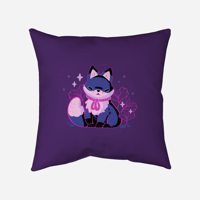 Mystical Fox-None-Removable Cover w Insert-Throw Pillow-xMorfina