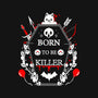 Born To Be Killer-Womens-Fitted-Tee-Vallina84