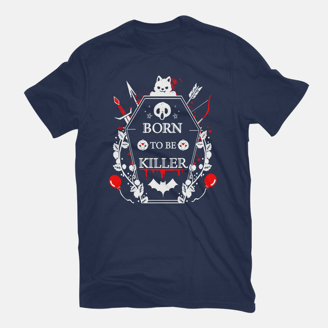 Born To Be Killer-Womens-Fitted-Tee-Vallina84