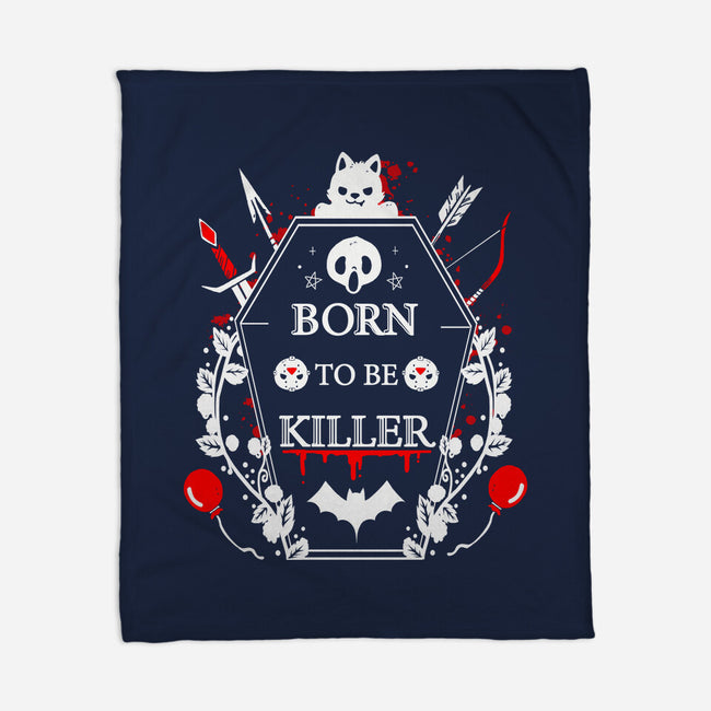 Born To Be Killer-None-Fleece-Blanket-Vallina84