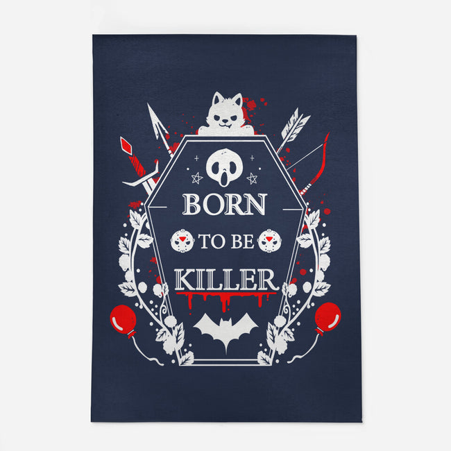 Born To Be Killer-None-Outdoor-Rug-Vallina84