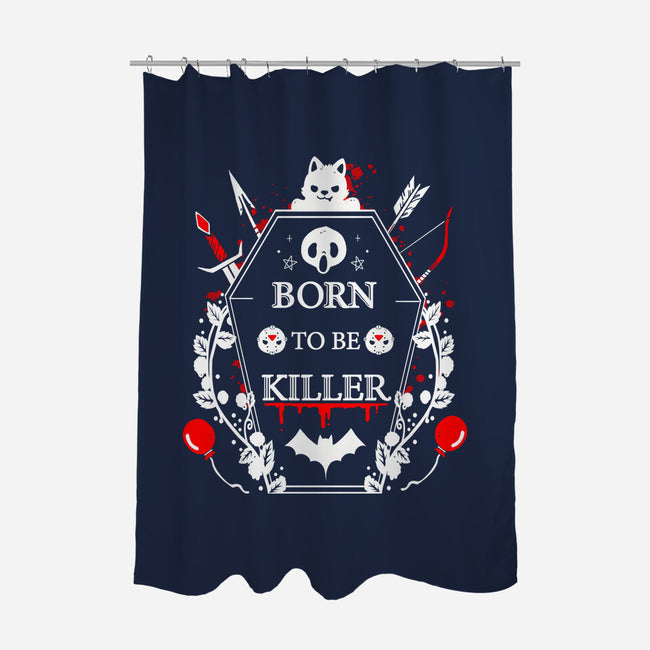 Born To Be Killer-None-Polyester-Shower Curtain-Vallina84