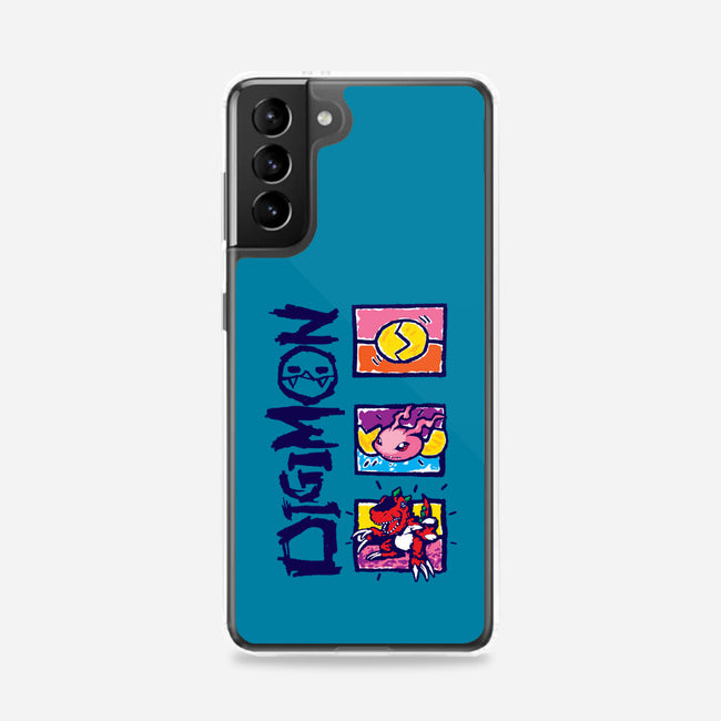 Digital Monsters-Samsung-Snap-Phone Case-dalethesk8er