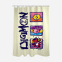 Digital Monsters-None-Polyester-Shower Curtain-dalethesk8er