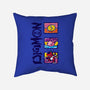 Digital Monsters-None-Removable Cover w Insert-Throw Pillow-dalethesk8er