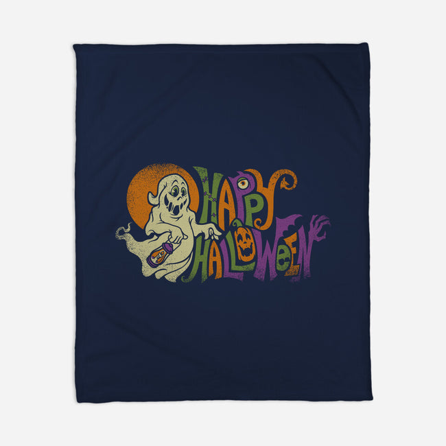 Spooky Halloween-None-Fleece-Blanket-kennsing