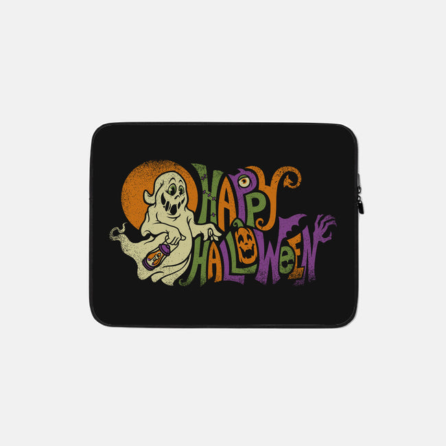 Spooky Halloween-None-Zippered-Laptop Sleeve-kennsing