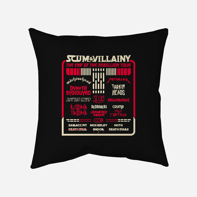 Scum And Villainy Fest-None-Non-Removable Cover w Insert-Throw Pillow-rocketman_art