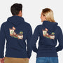 Coffee Rescue-Unisex-Zip-Up-Sweatshirt-tobefonseca