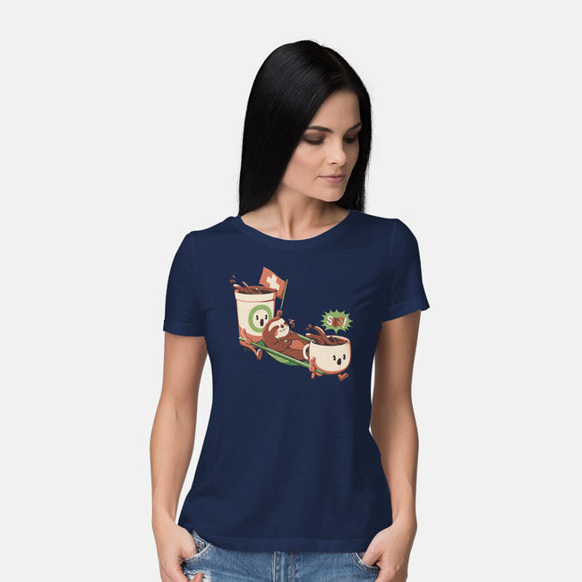 Coffee Rescue-Womens-Basic-Tee-tobefonseca