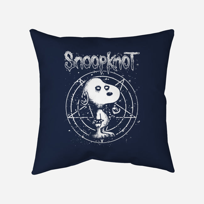 Snoopknot-None-Non-Removable Cover w Insert-Throw Pillow-retrodivision