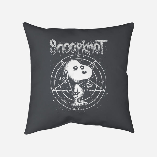 Snoopknot-None-Removable Cover w Insert-Throw Pillow-retrodivision