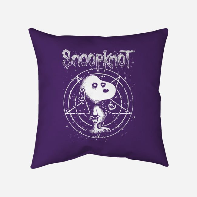 Snoopknot-None-Removable Cover w Insert-Throw Pillow-retrodivision