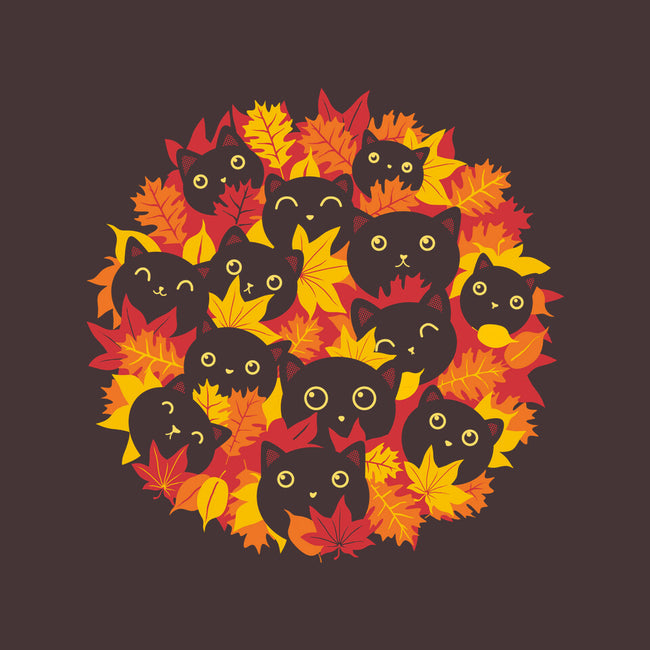 Autumn Kittens-None-Polyester-Shower Curtain-erion_designs