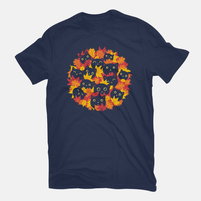 Autumn Kittens-Mens-Heavyweight-Tee-erion_designs