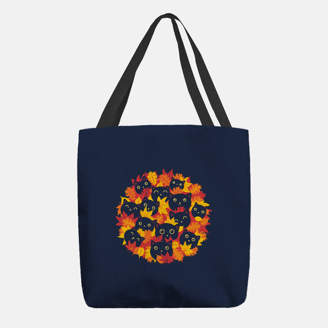 Autumn Kittens-None-Basic Tote-Bag-erion_designs