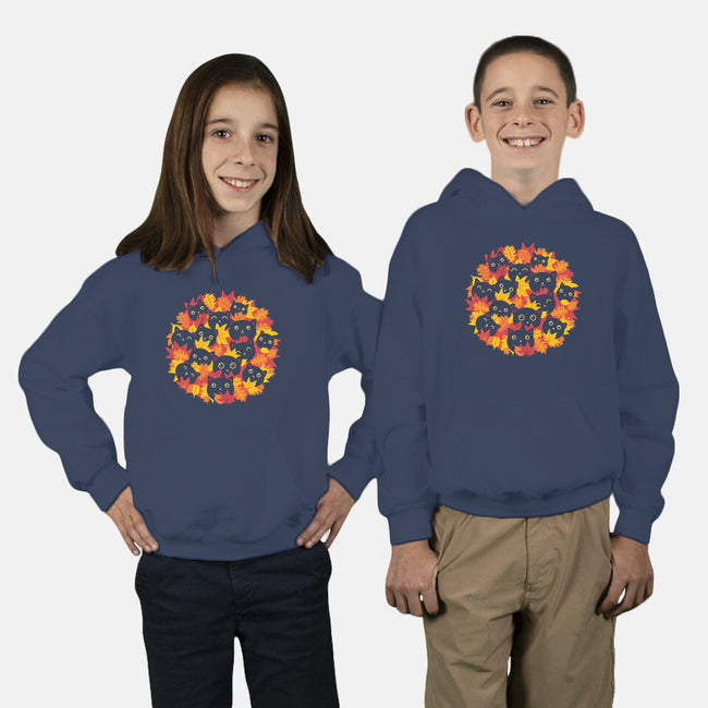 Autumn Kittens-Youth-Pullover-Sweatshirt-erion_designs