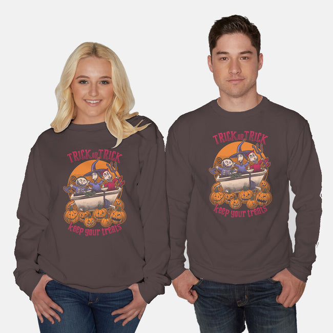 Keep Your Treats-Unisex-Crew Neck-Sweatshirt-Studio Mootant