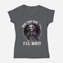 Take Your Time-Womens-V-Neck-Tee-fanfreak1