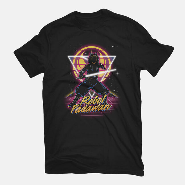 Retro Rebel Padawan-Unisex-Basic-Tee-Olipop