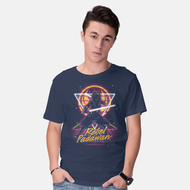 Retro Rebel Padawan-Mens-Basic-Tee-Olipop