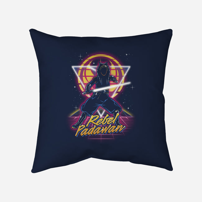 Retro Rebel Padawan-None-Non-Removable Cover w Insert-Throw Pillow-Olipop