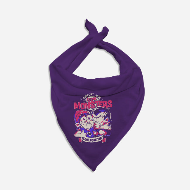 Support Your Local Vampire-Cat-Bandana-Pet Collar-estudiofitas