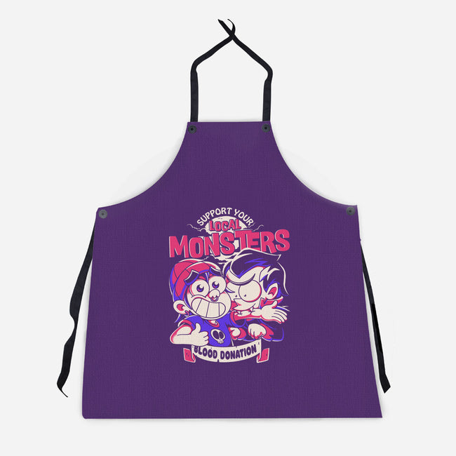 Support Your Local Vampire-Unisex-Kitchen-Apron-estudiofitas