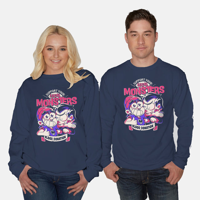 Support Your Local Vampire-Unisex-Crew Neck-Sweatshirt-estudiofitas